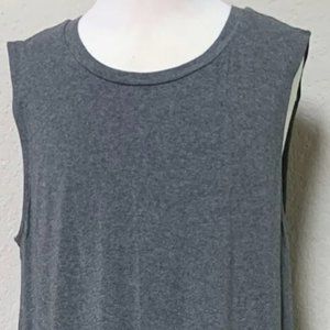 ❤️Madewell Sleeveless Long Gray T-shirt Dress Stretch Womens Size S.